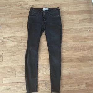 Free people black jeans size 24